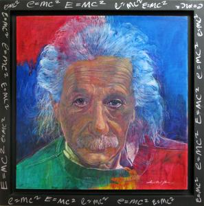 Thank you to an Art Collector from North Carolina for buying the original painting of ALBERT EINSTEIN
